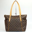 LOUIS VUITTON ルイヴィトン M56689 トータリーMM モノグラム・キャンバス ブラウン 茶 トートバッグ ショルダーバッグ 肩掛け レディース...