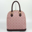 LOUIS VUITTON ルイヴィトン M92204 アルマ オ モノグラム・ミニ スリーズ ピンク/ボルドー系 ハンドバッグ レディース 【中古】