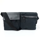 GUCCI グッチ 28566 ボディバッグ ウエストバッグ ブラック GG柄 キャンバス レディース メンズ 【中古】(4)