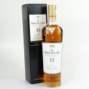 MACALLAN 12年 SHERRY OAK CASK マッカラン シングルモルト スコッチウイスキー スコットランド アルコール度数40度 容量700ml ...