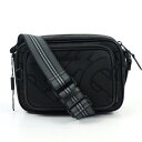 BURBERRY バーバリー 8043708 TBモノグラムジャガード クロスボディバッグ ブラック 黒 肩掛け 斜め掛け メンズバッグ 【中古】