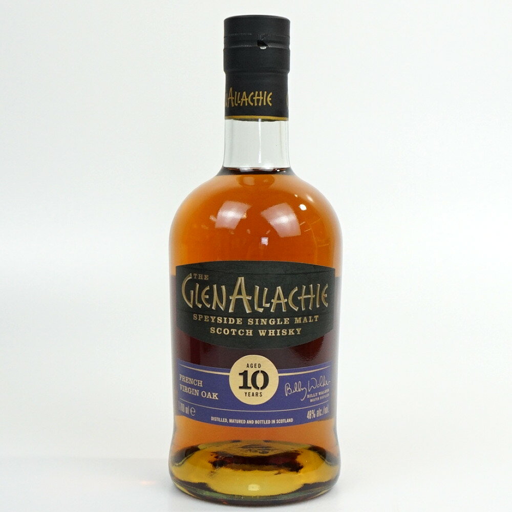 GLENALLACHIE 10年 FRENCH OAK FINISH　グレンアラヒー　シングルモルト　スコッチウイスキー　スコットランド　アルコール度数48度　容量700ml　酒　未開栓　【中古】