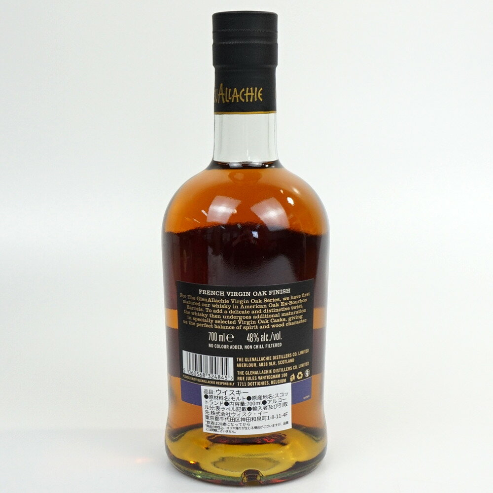GLENALLACHIE 10年 FRENCH OAK FINISH　グレンアラヒー　シングルモルト　スコッチウイスキー　スコットランド　アルコール度数48度　容量700ml　酒　未開栓　【中古】