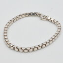 TIFFANY&Co. ティファニー ベネチアンブレスレット SV925 シルバー 腕周り約17.5cm 重量約15.1g ジュエリー アクセサリー ユニセック...