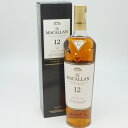 MACALLAN 12年 SHERRY OAK CASK マッカラン シングルモルト スコッチウイスキー スコットランド アルコール度数40度 容量700ml ...