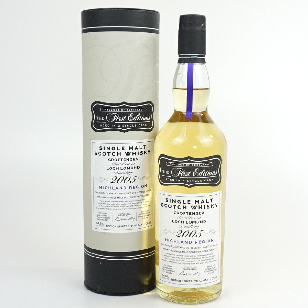 CROFTENGEA 2005 16年 First Editoins クロフテンギア ファースト エディションズ ハイランド シングルモルトウイスキー 容量7...
