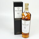 MACALLAN SHERRY OAK CASK 12年 マッカラン シングルモルト スコッチウイスキー スコットランド アルコール度数40度 容量700ml ...