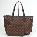 LOUIS VUITTON ルイヴィトン N40600 ネヴァーフルPM ダミエ・エベヌキャンバス ブラウン 茶 ハンドバッグ トートバッグ 手提げ レディース...