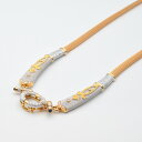NOBUKO ISHIKAWA ノブコ イシカワ アズタイム ネックレス K18YG/K18WG/Pt900 ダイヤ0.3ct サファイヤ0.47ct 約42c...