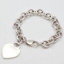 TIFFANY&Co. ティファニー リターントゥハートタグブレスレット シルバー 925 腕周り約17cm ジュエリー アクセサリー レディース 【中古】