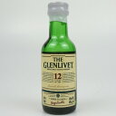 THE GLENLIVET 12年 ザ グレンリベット シングルモルト スコッチウイスキー スコットランド アルコール度数40度 容量50ml ミニボトル ミニ...