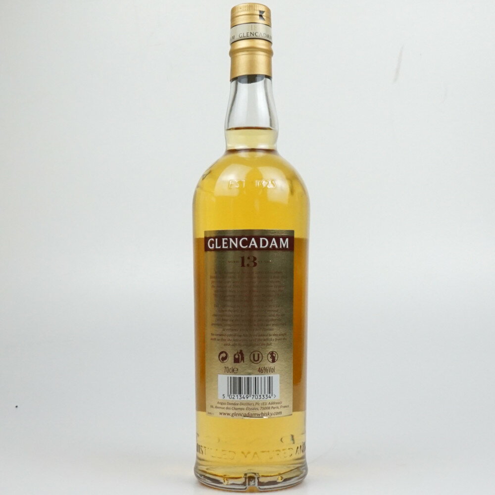 GLENCADAM 13年　グレンカダム　ハイランド シングルモルト　スコッチウイスキー　容量700ml　アルコール46度　酒　未開栓　【中古】