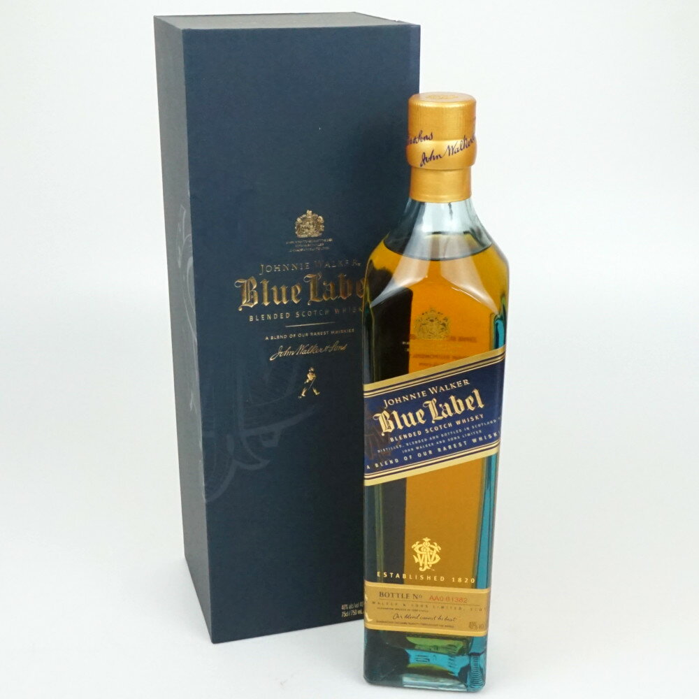 JOHNNIE WALKER BLUE LABEL ジョニーウォーカー ブレンデッド スコッチウイスキー スコットランド アルコール度数40度 容量750ml ...