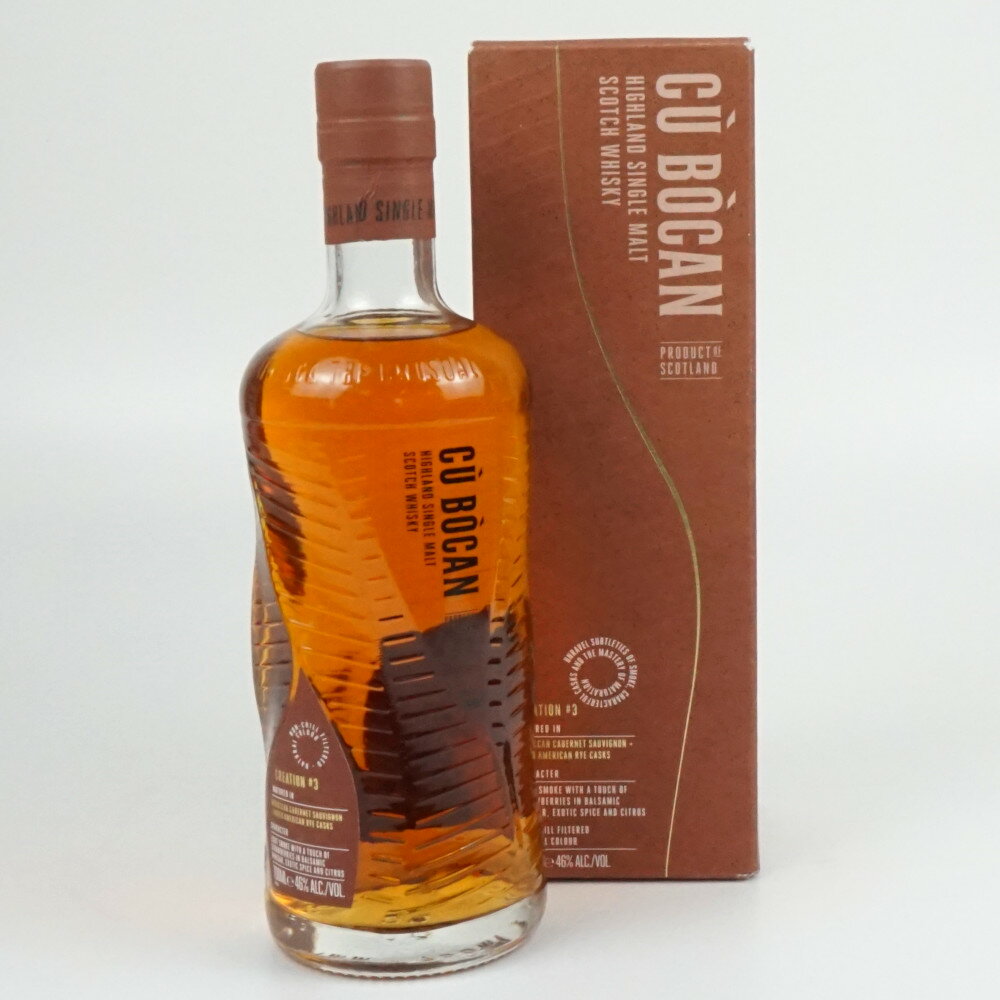 CU BOCAN CREATION#3 ク・ボカン クリエーション3 ウィスキー モルトウィスキー スコットランド 46度 700ml 洋酒 未開栓 【中古】