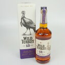 WILD TURKEY 13年 ワイルドターキー ケンタッキー ストレート バーボン ウイスキー アメリカ アルコール45度 容量700ml 酒 未開栓 【中古...