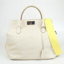 HERMES エルメス ツールボックス33 スイフトレザー ホワイト系 白 ハンドバッグ ショルダーバッグ 肩掛け レディース 【中古】