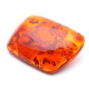 久慈琥珀 クジコハク ブローチ アンバー ブラウン系 茶 ジュエリー アクセサリー 装飾小物 レディース 【中古】