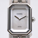 CHANEL シャネル H1639 プルミエール ホワイトシェル文字盤 Mサイズ クォーツ 電池式 20mm 2針 レディース時計 腕時計 【中古】