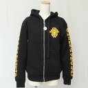 CHROME HEARTS クロムハーツ ダガージップアップフーディー ブラック 黒 サイズ表記S コットン100% パーカー メンズ レディース アパレル 【...
