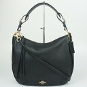 COACH コーチ 35593 サットンホーボー 2WAYバッグ ブラック 黒 ゴールド金具 肩掛けバッグ 斜め掛けバッグ レディース 【中古】