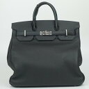 HERMES エルメス オータクロア40 Z刻印(2021年頃製造) トゴ ブラック 黒 シルバー金具 ハンドバッグ ボストンバッグ 旅行かばん メンズ レディ...