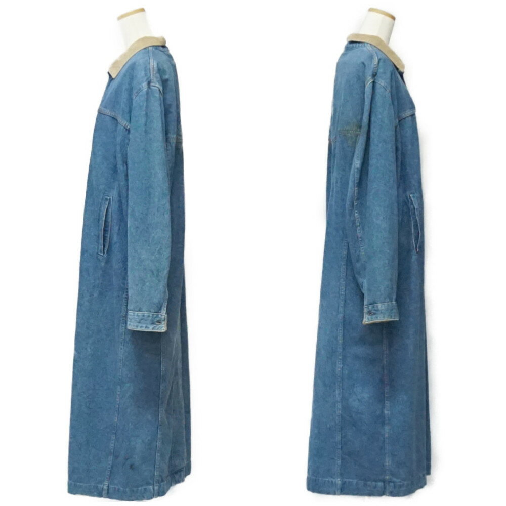 Levi's　リーバイス　75070-8514　バルマカーンデニムコート　サイズL　ロング丈　デニム　ブルー系　メンズ　アパレル　アウター　【中古】