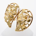 TASAKI タサキ K18 ダイヤイヤリング 金 イエローゴールド ダイヤモンド0.15ct×2 総重量約10.3g ジュエリー アクセサリー レディース 【...
