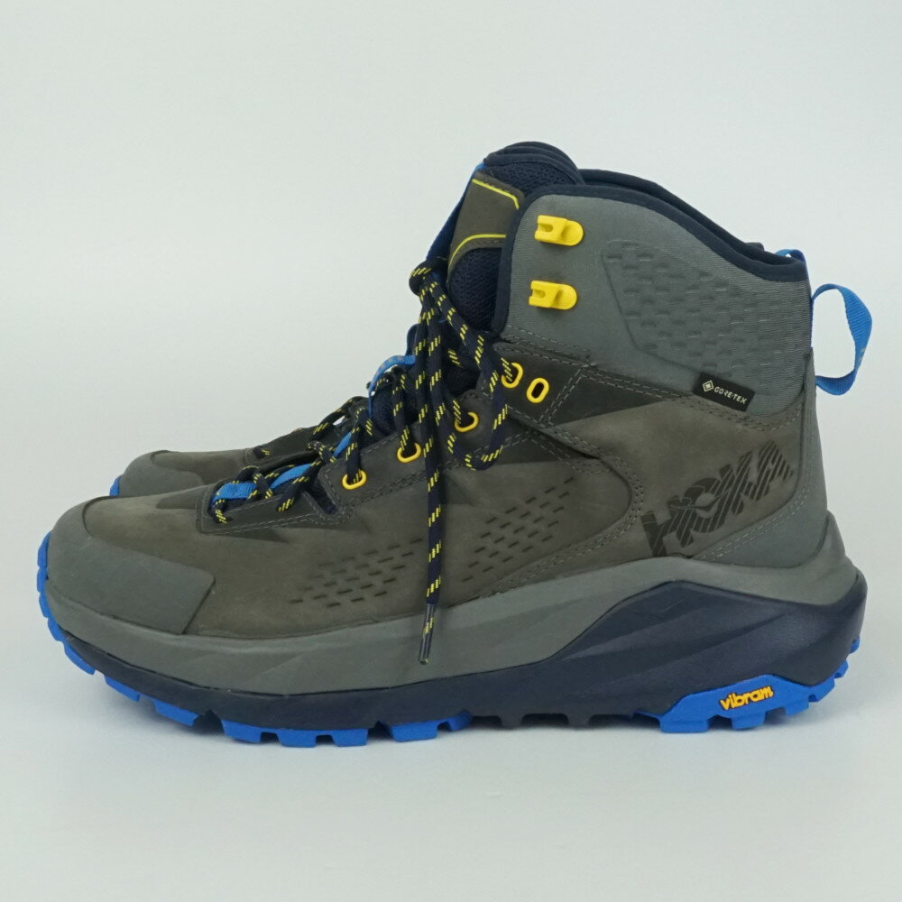 HOKA ONE ONE ホカ オネオネ FE1219K M KAHA GTXカハ トレッキングシューズ グレー/ブルー US9 約27cm ゴアテックス 防水 登山 メンズ 【中古】
