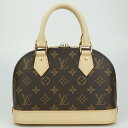 LOUIS VUITTON ルイヴィトン M46990 アルマBB モノグラム・キャンバス ブラウン 茶 ストラップ欠品 ハンドバッグ ミニバッグ レディース ...