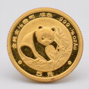 K24 中国パンダ金貨 5元 1/20オンス 1988年 ゴールド 純金 重量約1.5g 記念金貨 ホビー コレクション 【中古】