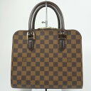 LOUIS VUITTON ルイヴィトン N51155 トリアナ ダミエ・エベヌキャンバス ブラウン 茶 ハンドバッグ 手提げ レディース 【中古】