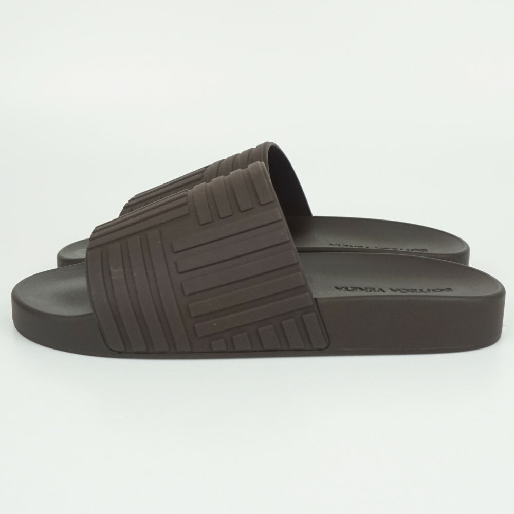 BOTTEGA VENETA　ボッテガヴェネタ　690105　SLIDER SANDAL　スライダーサンダル　ダークブラウン　サ..