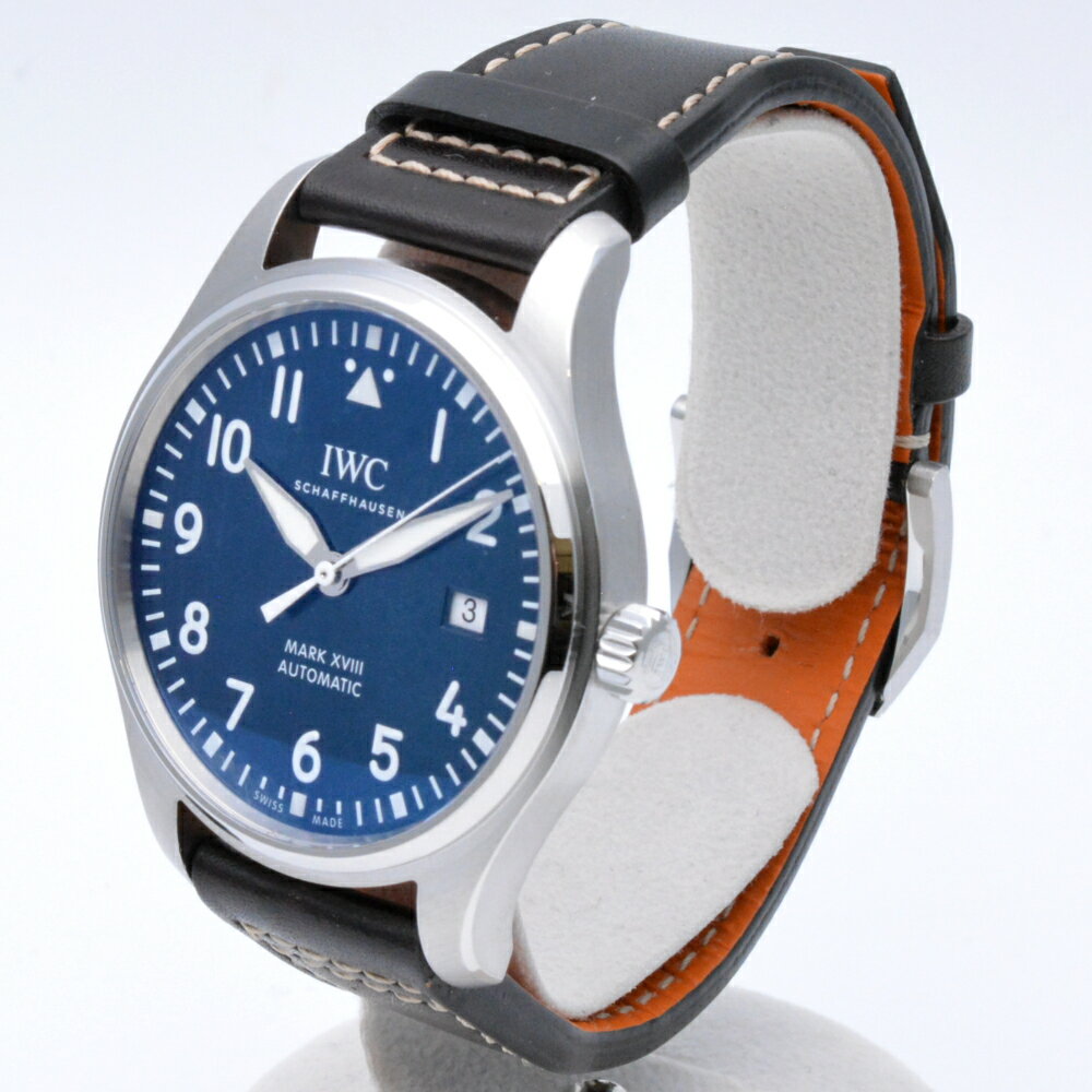 IWC　アイダブリューシー　IW327010　マークXVIII Petit Prince　プティ・プランス　ブルー　自動巻き　オートマチック　40mm　デイト表示　メンズ時計　腕時計　【中古】