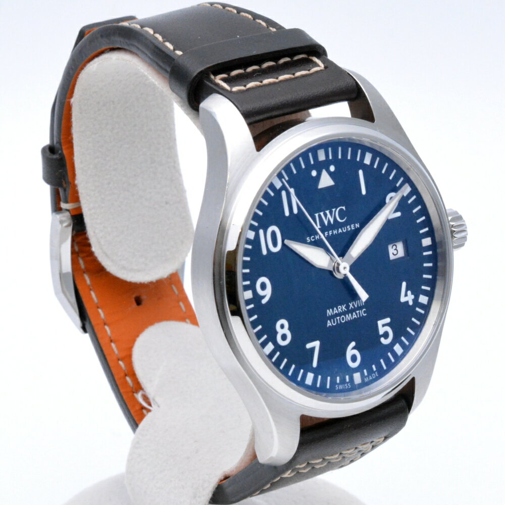 IWC　アイダブリューシー　IW327010　マークXVIII Petit Prince　プティ・プランス　ブルー　自動巻き　オートマチック　40mm　デイト表示　メンズ時計　腕時計　【中古】