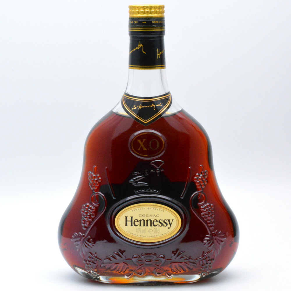 Hennessy XO　ヘネシー エックスオー　クリアボトル　容量700ml　アルコール度数40度　フランス　ブランデー　コニャック　酒　未開栓　【中古】