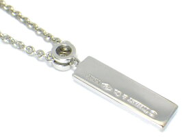 TIFFANYティファニークロスネックレス1PダイヤモンドK18WG/ホワイトゴールド箱【新品仕上げ済み、B】