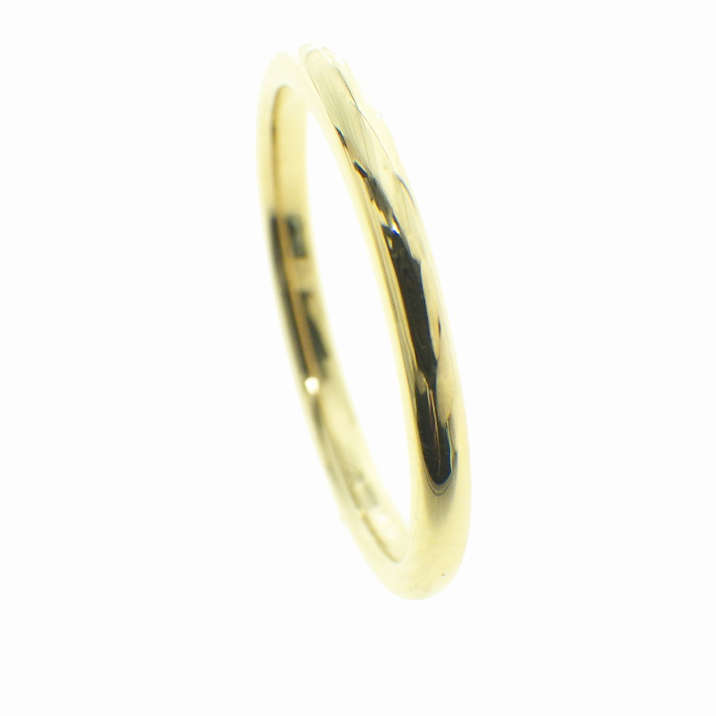 TIFFANY & Co. ƥեˡ 饷åХɥ K18YG/ 2.0mm #11.5 ڻž夲Ѥ...