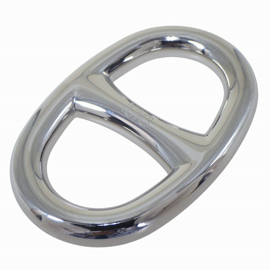 【未使用品】HERMES エルメス シェーヌダンクル スカーフリング シルバーカラー【程度N】【中古】のサムネイル