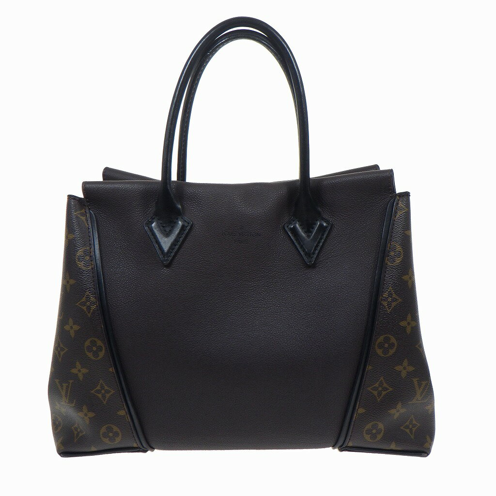 LOUIS VUITTON ルイヴィトン トートW PM M41061 ハンドバッグ キュイール・オルフェーヴル レザー ブラウン×ブラック他