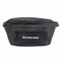 BALENCIAGA バレンシアガ エブリデイ ベルトパック 552375 カーフスキン ブラック ウエストバッグ ボディバッグ【程度A】【中古】