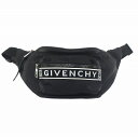 GIVENCHY ジバンシィ ロゴ ボディバッグ BK5037 ナイロン ブラック ウエストバッグ【程度B】【中古】