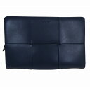 BOTTEGA VENETA ボッテガヴェネタ アルコ ドキュメントケース マキシイントレチャート 680169 カーフスキン レザー ネイビー (クラッチバッ...