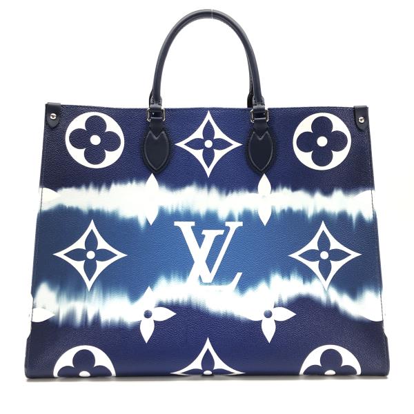 未使用 LOUIS VUITTON ルイヴィトン M45120 LVエスカル オンザゴーGM 20年新作 春夏 トート ショルダー ハンドバッグ ブルー メンズ レディース ブランド 管理RY20003011のサムネイル