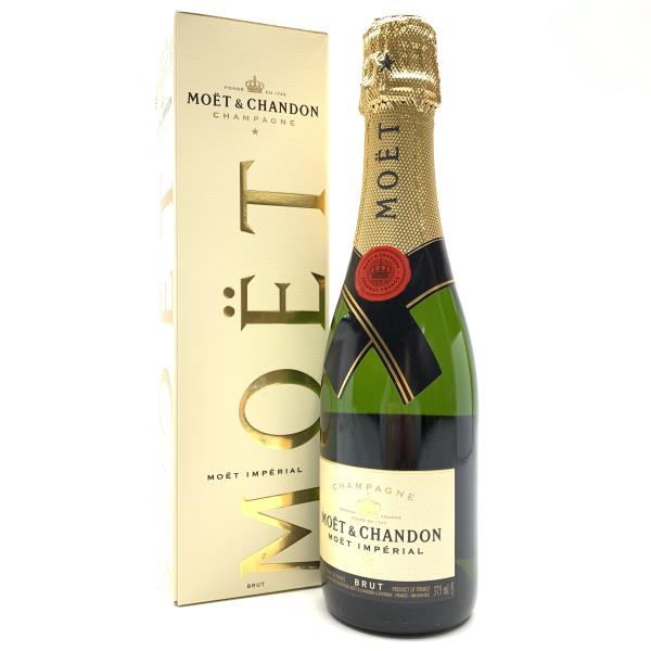 未開栓 MOET＆CHANDON モエ・エ・シャンドン アンペリアル 375ml 12度数 シャンパン 白 スパークリングワイン 果実酒 お酒 アルコール 洋管理RY20001657