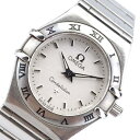 OMEGA オメガ 1562.30 コンステレーション ミニ レディース 腕時計 クオーツ 白文字盤 2針 ローマンベゼル ステンレス 管理RY21001215