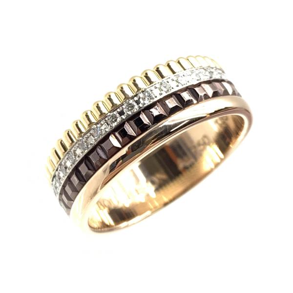 BOUCHERON ブシュロン キャトルクラシック ダイヤモンド リング 指輪 サイズ15号 750 K18 アクセサリー ジュエリー 仕上げ メンズ レディース 管理RY21003097のサムネイル