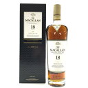 MACALLAN マッカラン 18年 ウイスキー モルト 43％ 700ml スコットランド ハイランド シングルモルト シェリーオーク 管理RY21005263