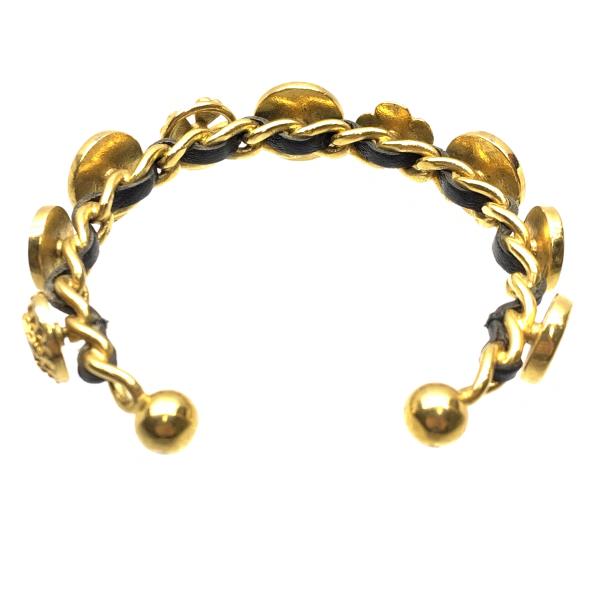 【220105SA0400014】CHANELシャネル付属品:CHANELシャネルコインオープンバングル96-Pヴィンテージブレスレットアクセサリージュエリーレディース管理RY21005323