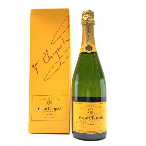 ヴーヴ・クリコ イエローラベル ブリュット 750ml アルコール12% お酒 シャンパン シャンパーニュ フランス 箱付き 管理RY22000127
