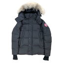 CANADA GOOSE カナダグース ウィンダムパーカー ダウンジャケット アウター 黒 ブラック XSサイズ 取り外しフード メンズ 管理RY22001070